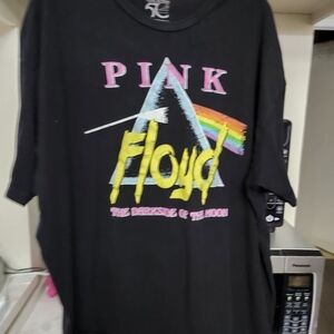 Pink Floyd Black Tee with Colorful Graphic